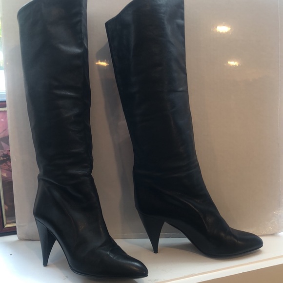 BRAND NEW ANTONIO DA PESCARA 90s OVER THE KNEE LEATHER BOOTS - Picture 8 of 11